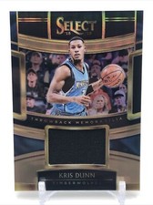 2018-19 Panini Select Throwback Memorabilia Copper Prizm /49 Kris Dunn #TM-KDN