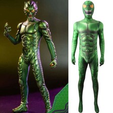 Costume cosplay Spider-Man verde goblin tuta normanna Osborn Halloween