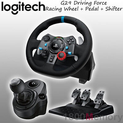 Logitech Driving Force G29 Gaming Racing Wheel With Pedals PC compatible -  Used