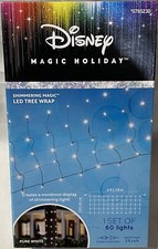 Disney Magic Holiday 60 LED Dome 2Ft x 6Ft Net Lights Christmas Tree Trunk Wrap