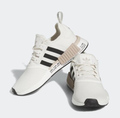 Size 8.5 - adidas NMD_R1 White Black W for sale online | eBay