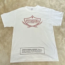 Vtg Y2K Swisher Sweets Flavored Cigars Tobacco Promo White T Shirt Men's Size ￼M