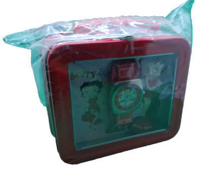 Betty Boop watch w collector tin NOS sealed 2003 Urban Station