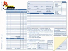 3869 Auto Repair Four-Part Order Form, 8 1/2 X 11, Four-Part Carbonless (Pack of
