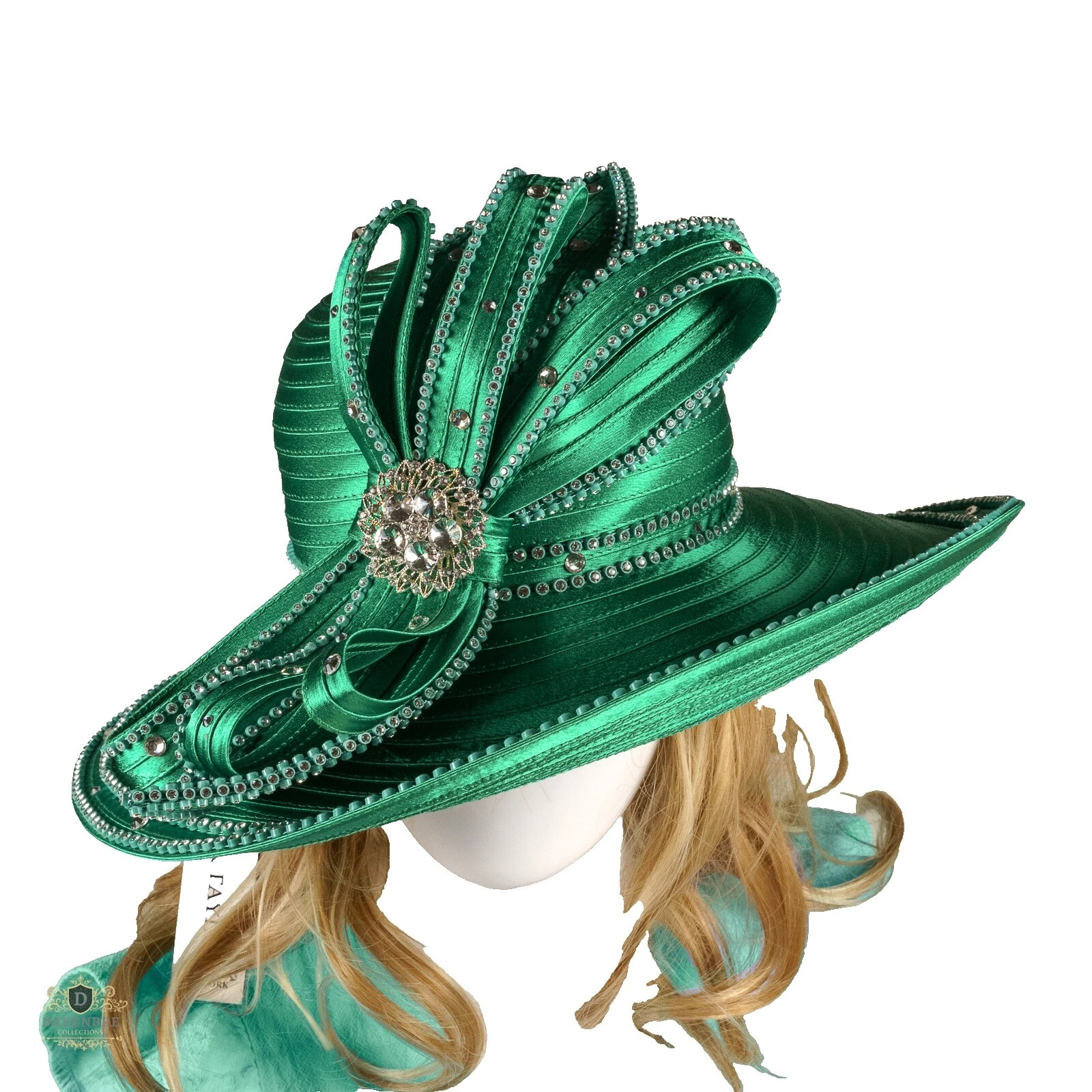 Roupas de noite Chapéus vintage de Poliéster para mulheres