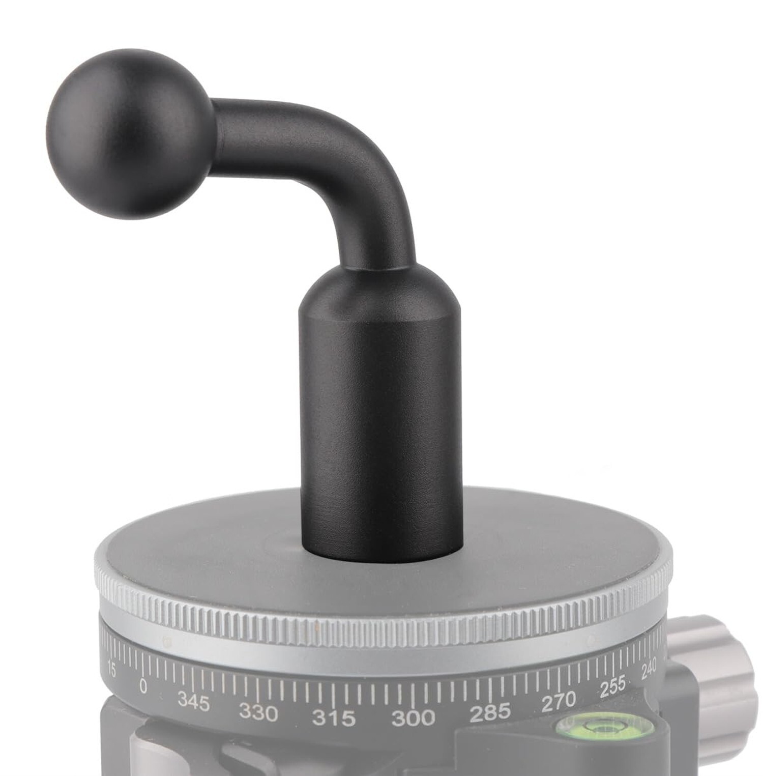 17mm Ball to 1/4 inch Female Thread Vertical Mount Adapter (Aluminum Alloy)