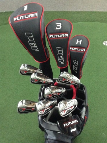 LEFT HAND PGF FUTURA Golf Package inc Cart Bag, Putter & Covers - Standard Size! - Picture 2 of 9