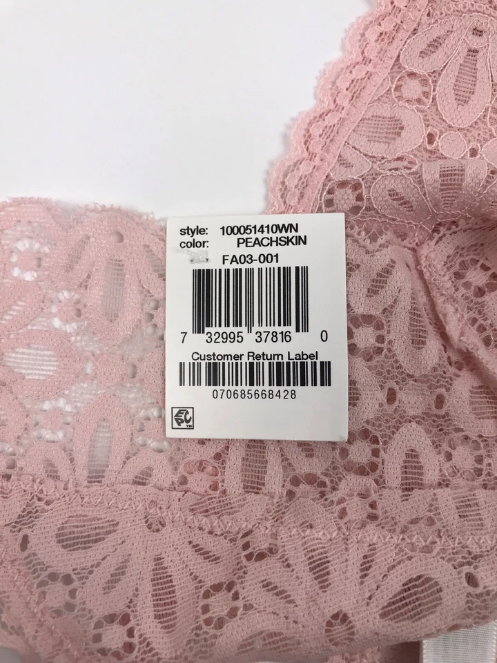 Jenni Intimates Lote de 4 Bragas Talla Grande 1X 2X 3X Tanga Rosa Encaje Nuevo Foto 4 de 4