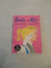 VINTAGE MATTEL BARBIE AND KEN DOLL PINK MINI FASHION BOOKLET BOOK CATALOG, 1962