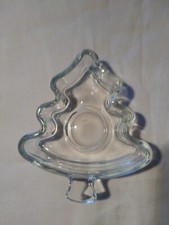 Tea Light Votive Candle Holder Christmas Tree Holiday Cottage