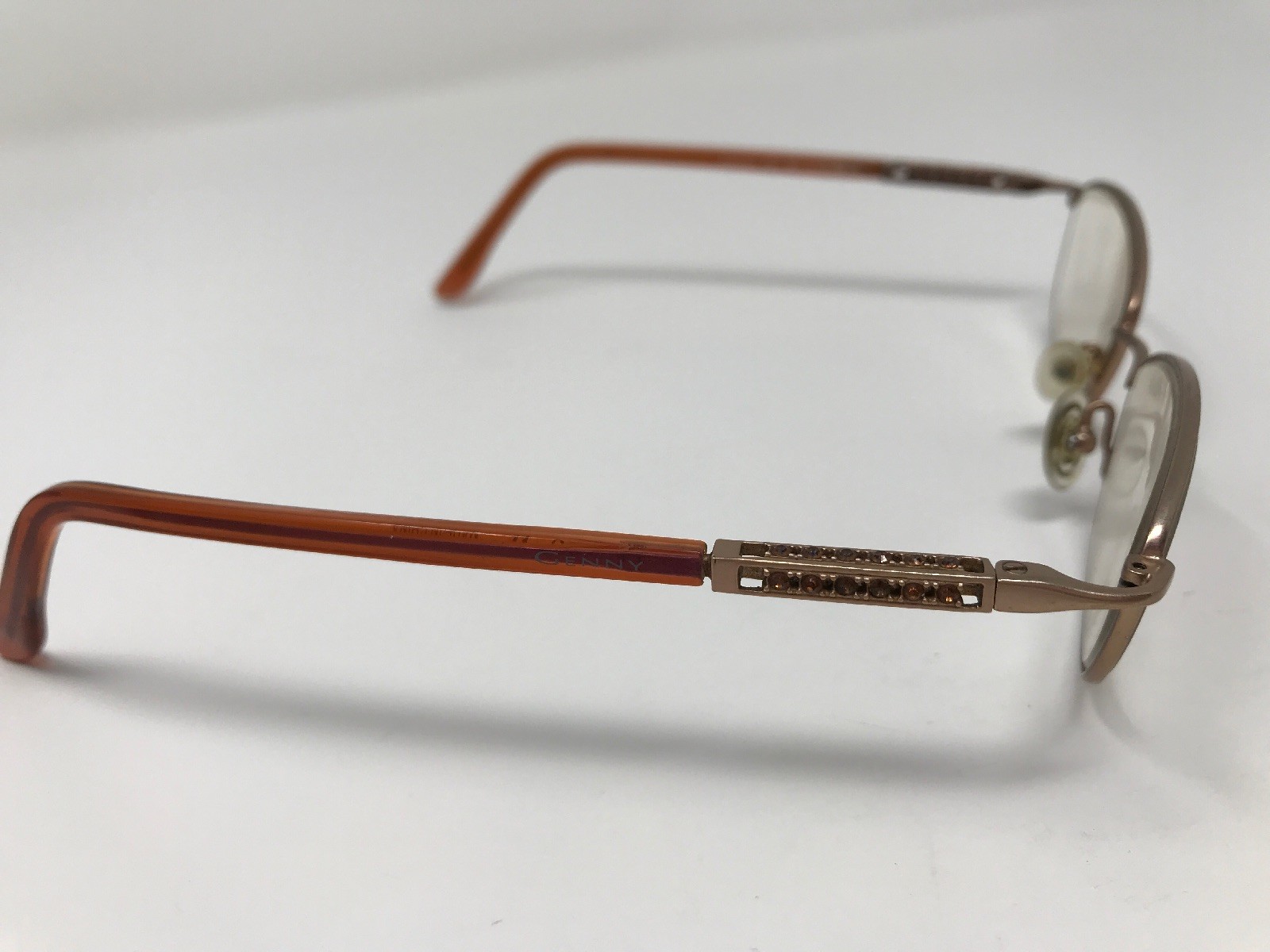 Genny Eyeglasses WOMENS 810B 5472 Brown Ful Rim 5117135mm AS76 eBay