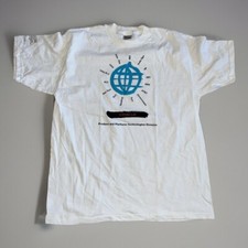 Vintage 90’s Bay Area Oracle Tech Oneita Graphic Shirt Size XL Computer