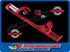 Cal Custom Red Billet Aluminium Throttle Cable Bracket Holley 4150/4160 Carb