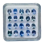20 Pcs Natural Tanzanite 4x3mm Oval Cut Sparkling Loose Gemstones Wholesale Lot