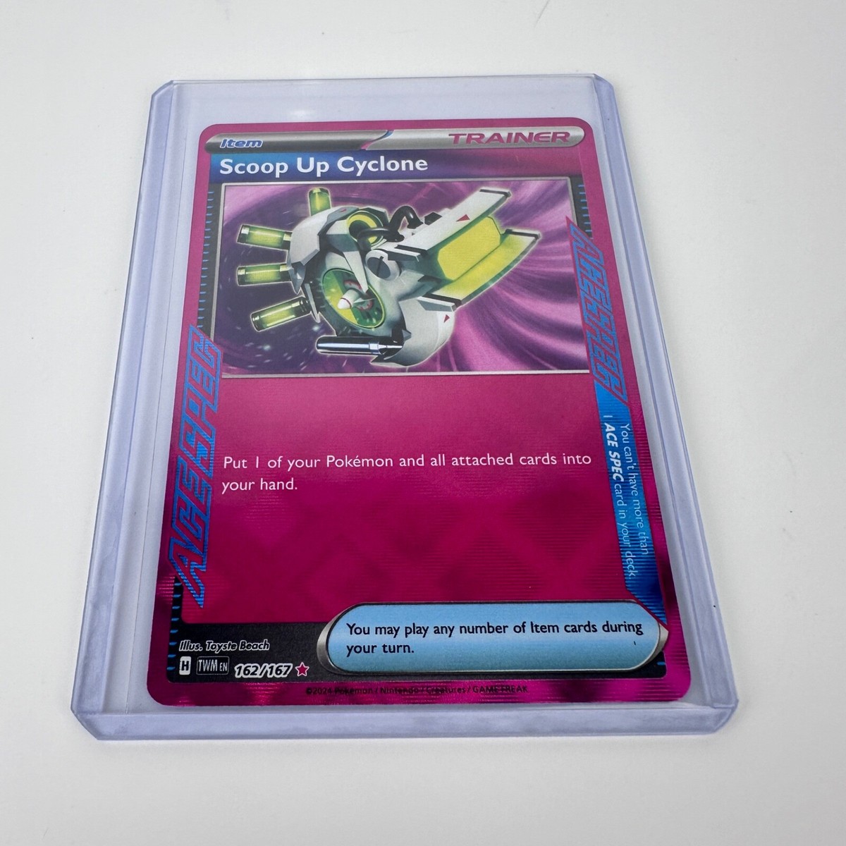 Scoop Up Cyclone 162/167 Ace Spec Holo Twilight Masquerade Pokemon
