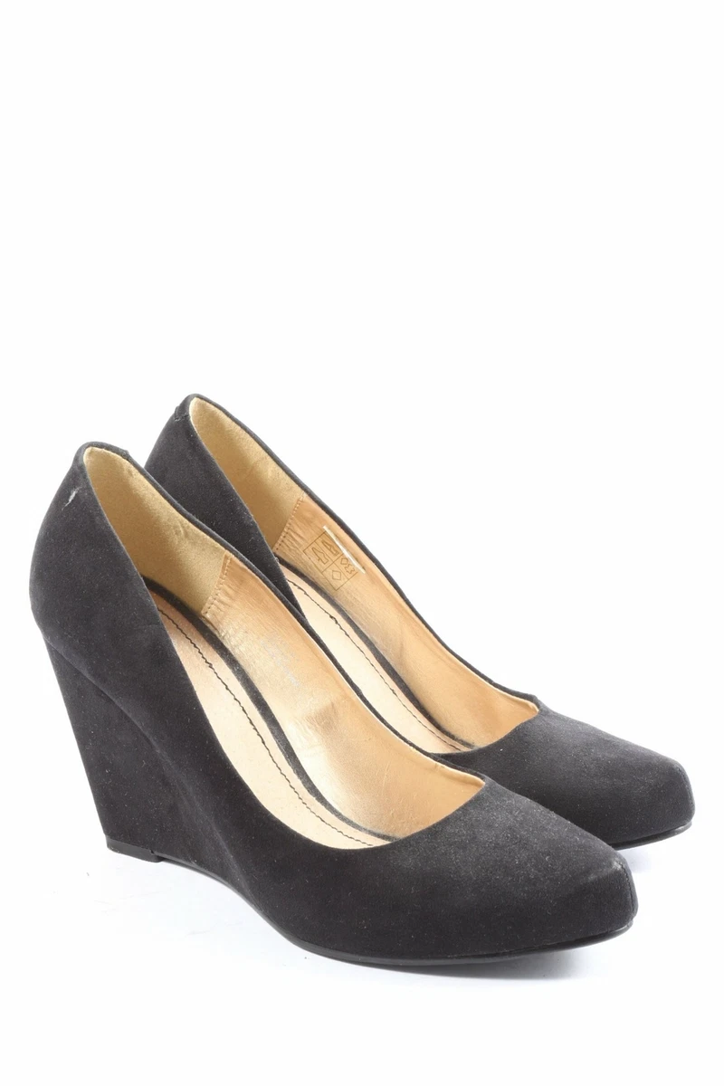 Escarpin compensé noir sales