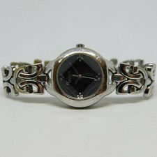 GUESS G75566L Silver Tone Quartz Analog Women's Watch Sz. 6 1/4" New Battery