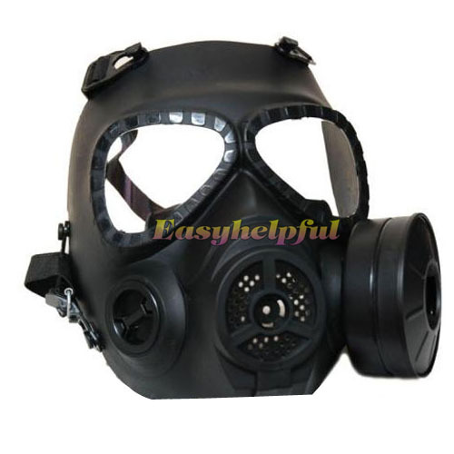 M04 Wargame Airsoft Dummy Gas Mask Cosplay Protection BLACK - Picture 1 of 1