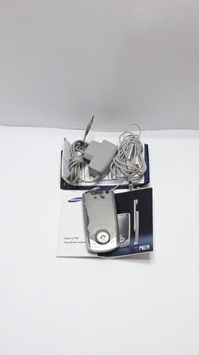 Vintage SAMSUNG SGH-U700 Flip Phone ULTRA EDITION SILVER Colletion Rarity Old - Afbeelding 2 van 24