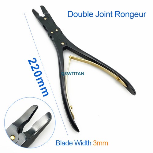 Double Action Bone Rongeurs Double joint Bone forceps Orthopedic Instrument - Picture 24 of 37