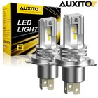 AUXITO H4 9003 LED Headlight Bulbs Hi Low Beam Conversion Kit 6000K White Canbus