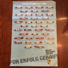 Rare Vintage Porsche Rennwagen Seit 1953 Porsche poster