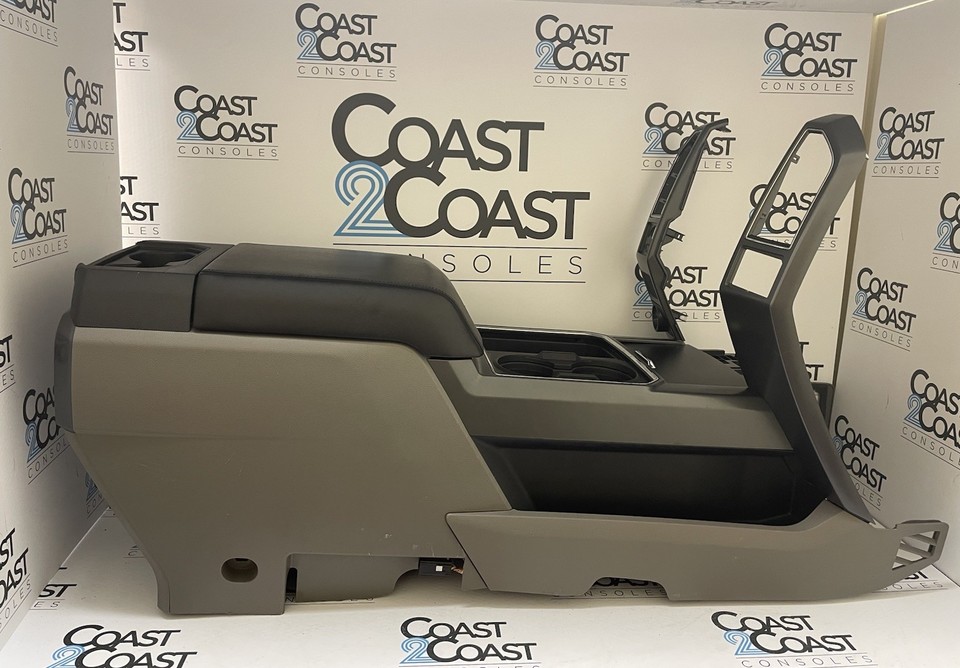2015-2022 FORD F150 F250 F350 CENTER JUMP SEAT / CONSOLE GRAY OEM R383