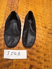 Stelle Women s Black Leather Jazz Shoes Size 4 SJQ8