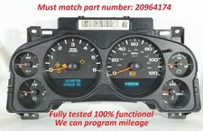 07 - 13 Chevy Silverado Gmc Sierra Instrument Panel Cluster Speedometer 20964174