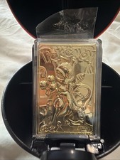 Pokemon 150 MEWTWO 23k Gold Plated Trading Card 1999 Burger King W/COA W/ Box