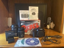 Canon EOS Rebel T3 1100D, EF-S18-55 55-250. Lowepro Sling Bag. Original Box.