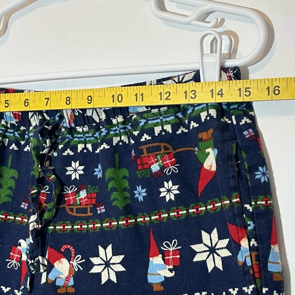 Hanna Andersson 女式棉法兰绒圣诞睡衣裤假日成人 XS — 第 4/4 张图片