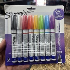 Sharpie 8ct Oil Based Paint Markers MEDIUM Marks on Wood  Glass - 2107454