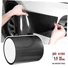 Universal Car Door Edge Guard Door Sill Protector, Automotive 4In x 33Ft Black