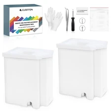 Waste Ink Pad Replacement for EcoTank Printers - 2 Packs + Reset Keys