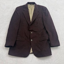 Brooks Brothers Men's Brown Sport Coat Jacket Size L 100% Camel Hair Made in USA