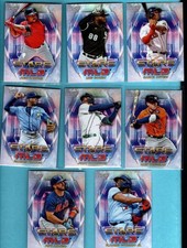 2023 Topps series 1 Stars of the MLB Chrome  8 CARD Lot (No Duplicates )