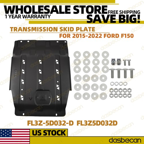 Transmission Skid Plate Splash Shield Guard For 2015-2022 Ford F-150 F150