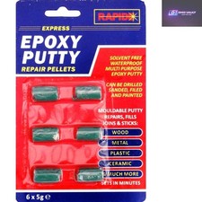Mouldable Waterproof Epoxy Putty in Green - Repairs for Metal, Wood, & More
