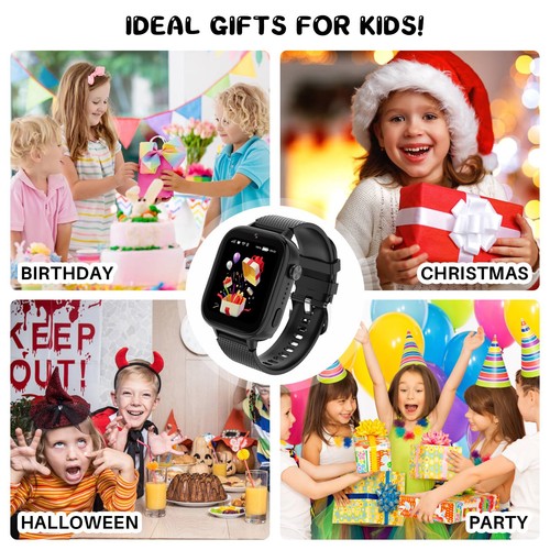 Relojes inteligentes 4G niñas regalos edades 3-12, reloj inteligente para con 47 juegos, bidireccional... - Imagen 7 de 7