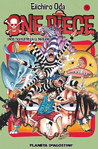 One Piece 55, Unos travestis en el infierno - Spanish Language Paperback NEW Oda