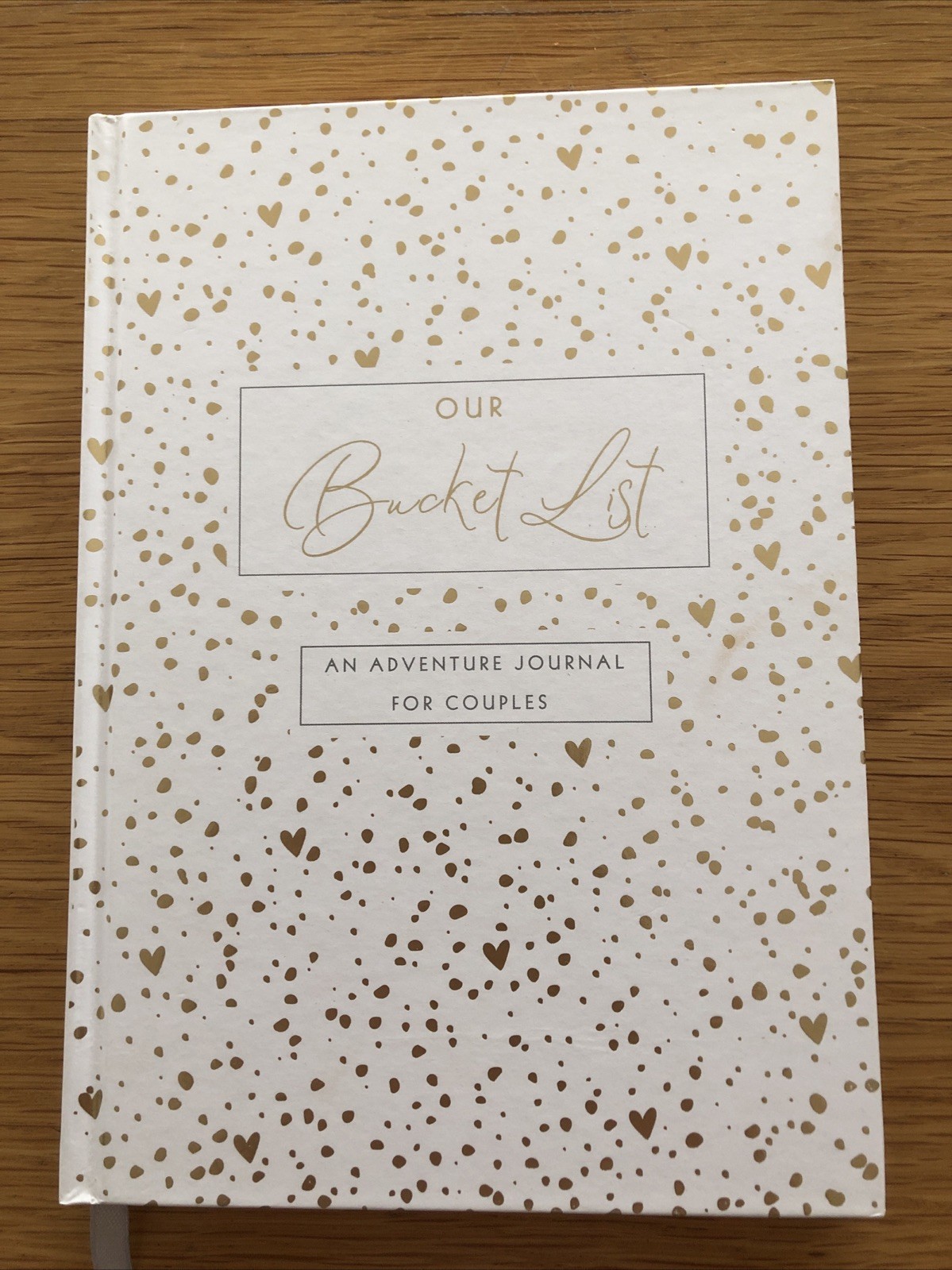 Our Bucket List Adventure Journal Couples memory Keepsake Scrapbook diary book