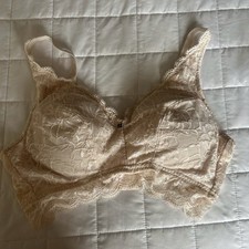 Breezies Lace Underwire Bra in Light Nude size M NEW