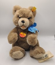 Vintage Steiff Orsi Teddy Bear Jointed Plush Grumpy Face w/ Tags Germany 11inch