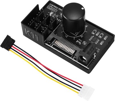 PWM lüftersteuerung PWM Lüfter Controller mit 1 zu 6 4Pin 12V und Kabel, P