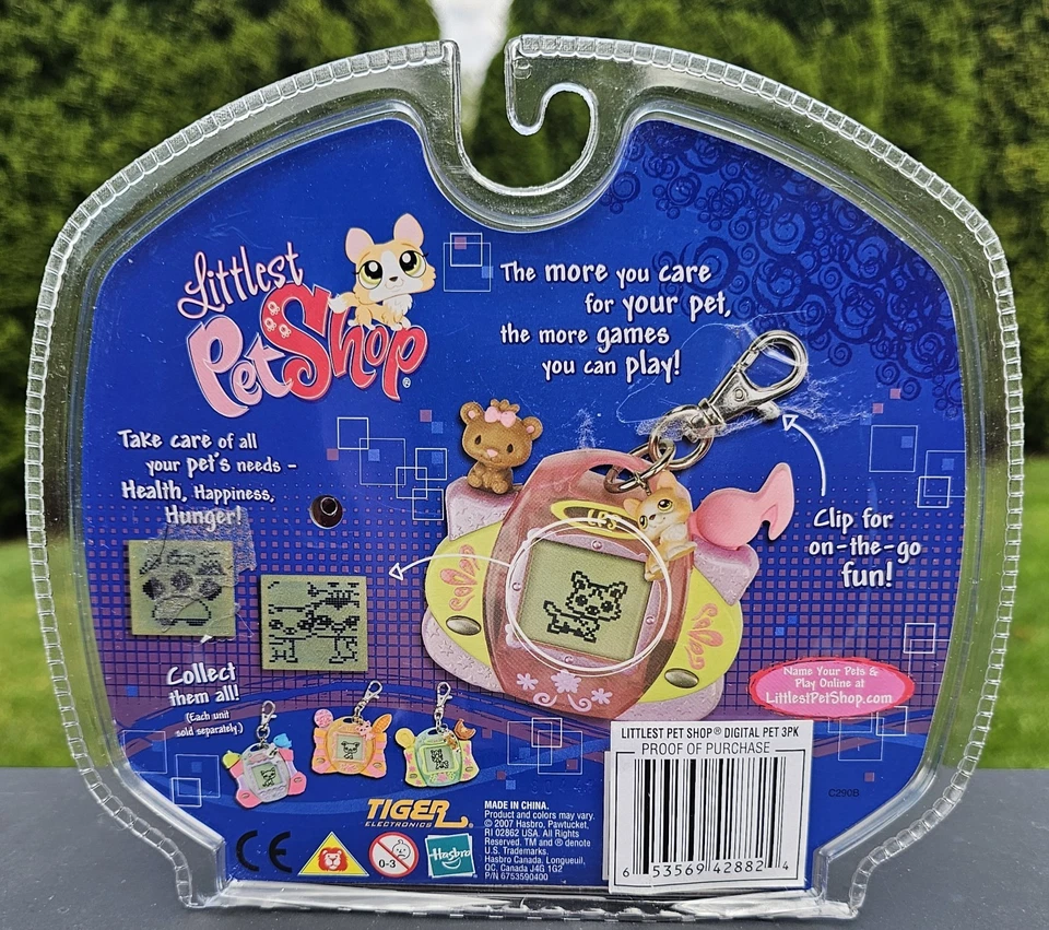 Llavero digital vintage Littlest Pet Shop Pet Corgi 2007 nuevo sellado Foto 2 de 4