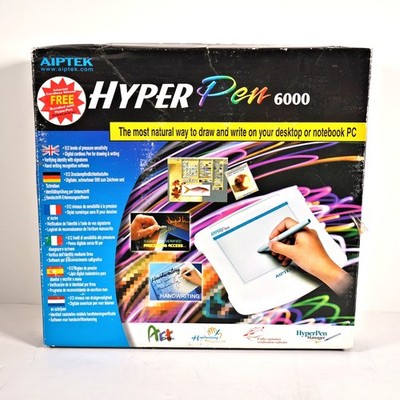 Originalverpacktes AIPTEK Hyper Pen 6000 Schreib-/Zeichnettablett für Windows EC komplett