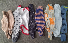 Baby Boys Sleepsuits & Set Of Pyjamas Bundle Age From Newborn