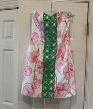 Lilly Pulitzer Angela Strapless Sweetheart Fl...