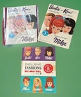 3 Vintage Mattel Barbie,Ken,Midge Dolls Mini Fashion Booklets: One Is Sealed